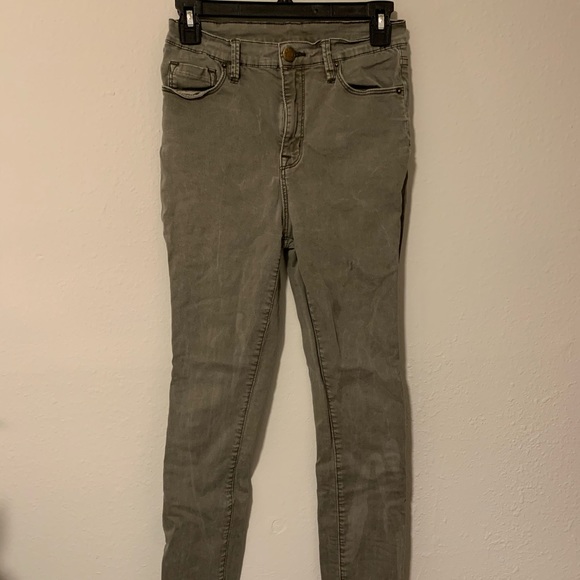 Urban Outfitters High Rise BDG Moss Green Jeans - Picture 1 of 3